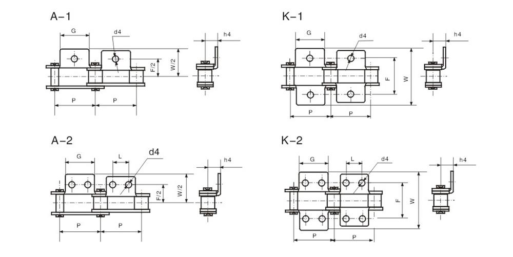1不銹鋼雙節距輸送鏈附件 Stainless steel double pitch conveyor chain attachments-1.jpg